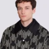 Satin bomber jacket with crystal embroidery Satin bomber jacket with crystal embroidery