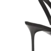 Satin slingbacks with piercing