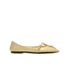 Shiny lambskin Sync ballet flats