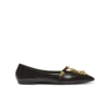Shiny lambskin Sync ballet flats