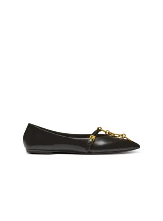 Shiny lambskin Sync ballet flats