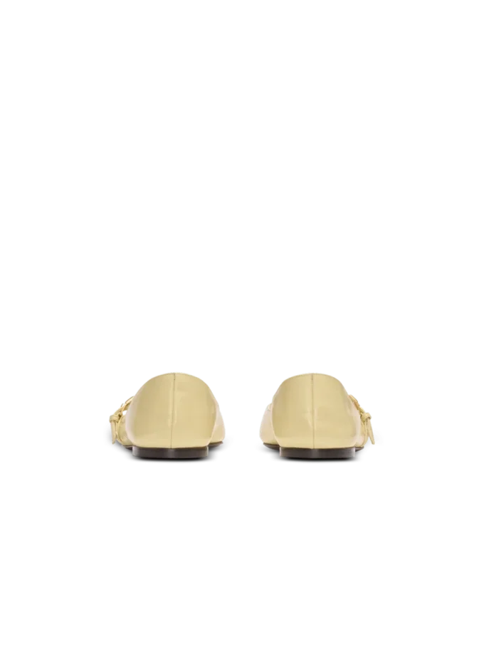 Shiny lambskin Sync ballet flats