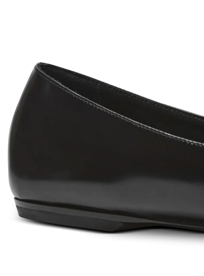 Shiny lambskin Sync ballet flats