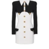 Short buttoned crepe dress Short buttoned crepe dress