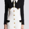 Short buttoned crepe dress Short buttoned crepe dress