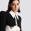 Short buttoned crepe dress Short buttoned crepe dress