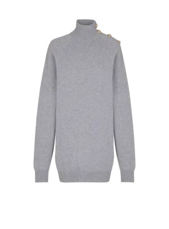 Short cashmere jumper dress