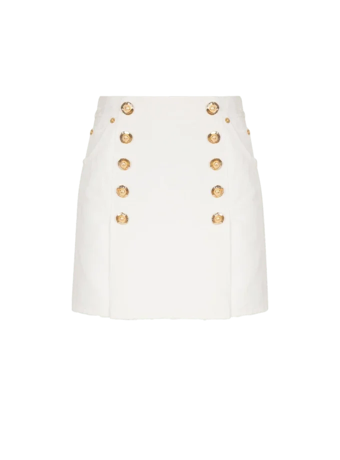 Short cotton canvas skirt Short cotton canvas skirt