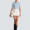 Short cotton canvas skirt Short cotton canvas skirt
