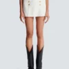 Short cotton canvas skirt Short cotton canvas skirt
