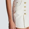 Short cotton canvas skirt Short cotton canvas skirt