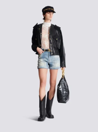 Short Diamond denim shorts