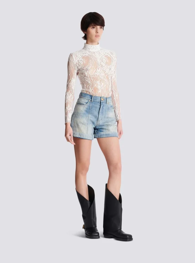Short Diamond denim shorts Short Diamond denim shorts