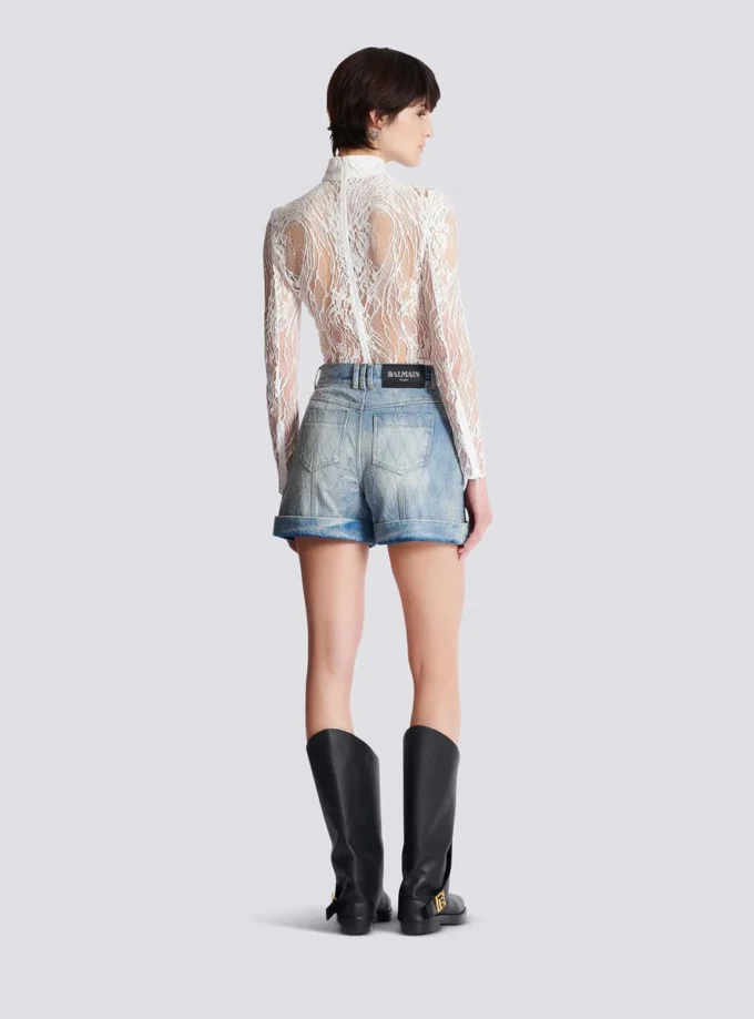 Short Diamond denim shorts Short Diamond denim shorts