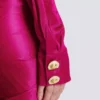 Short draped interlock jersey dress Short draped interlock jersey dress