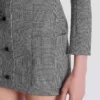 Short dress in Prince of Wales jacquard Short dress in Prince of Wales jacquard