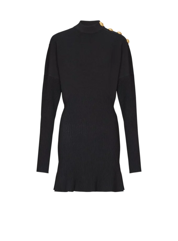Short flared knit dress Short flared knit dress