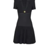 Short flared knit dress Short flared knit dress