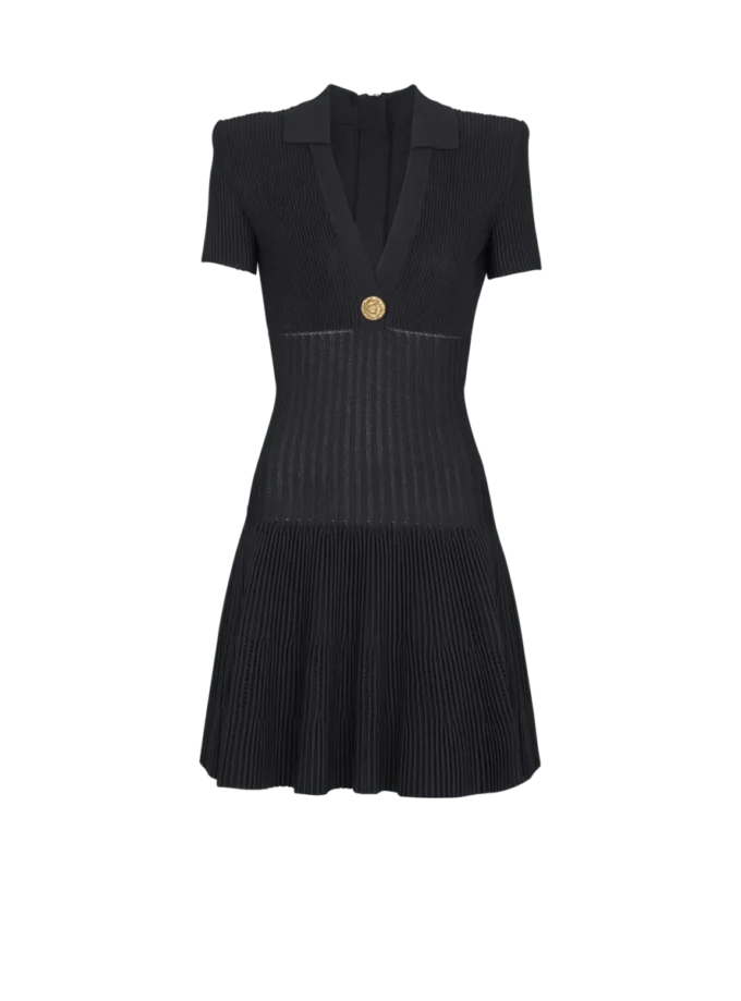 Short flared knit dress Short flared knit dress