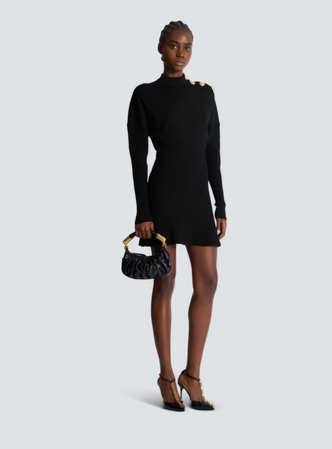 Short flared knit dress Short flared knit dress