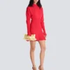 Short flared knit dress Short flared knit dress