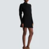 Short flared knit dress Short flared knit dress