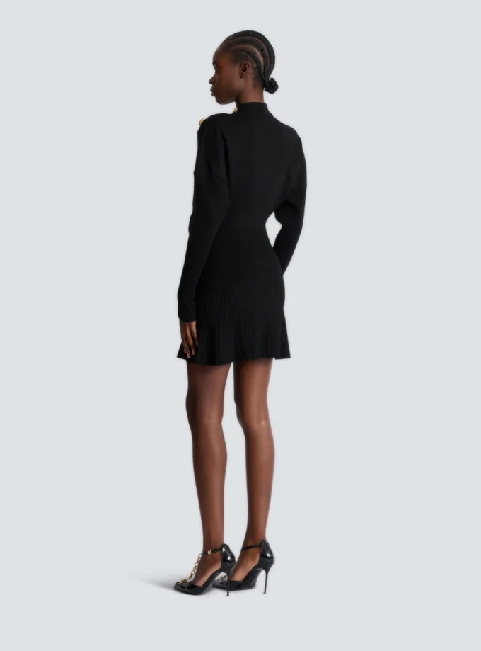 Short flared knit dress Short flared knit dress