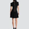 Short flared knit dress Short flared knit dress
