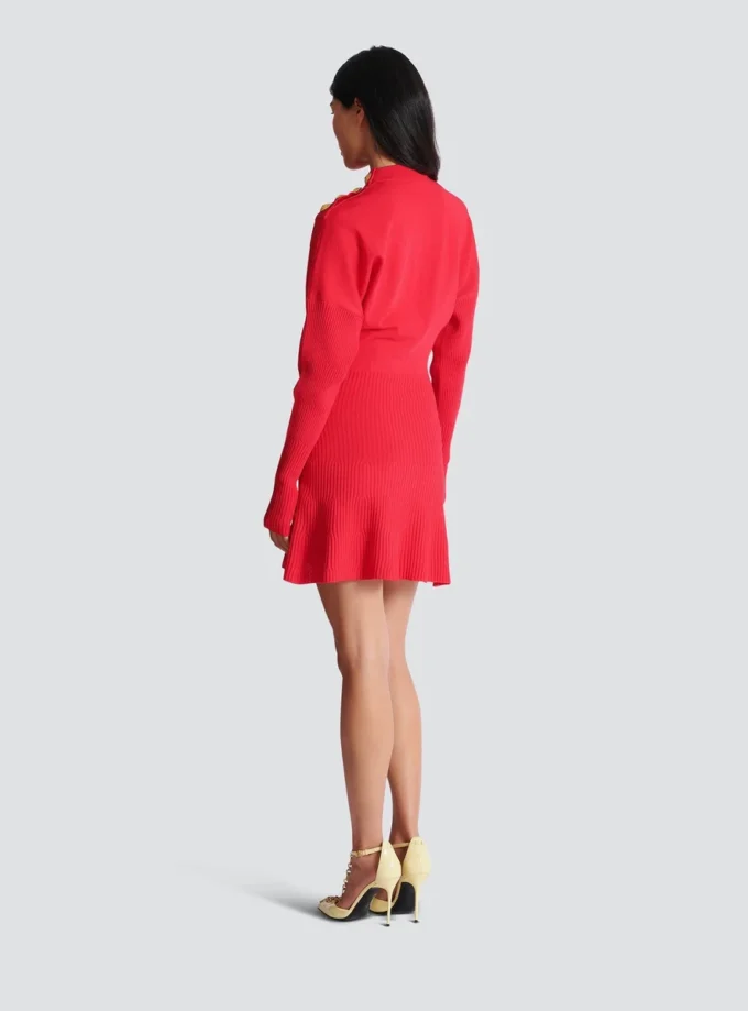Short flared knit dress Short flared knit dress