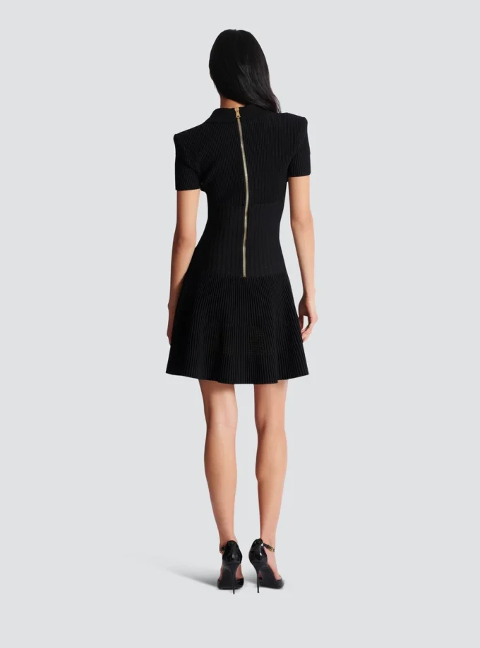 Short flared knit dress Short flared knit dress