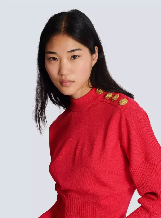 Short flared knit dress Short flared knit dress