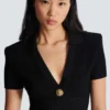 Short flared knit dress Short flared knit dress