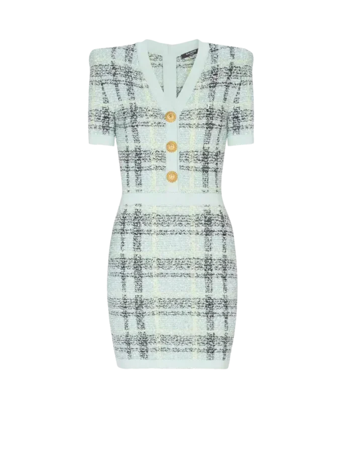Short glitter tweed dress Short glitter tweed dress
