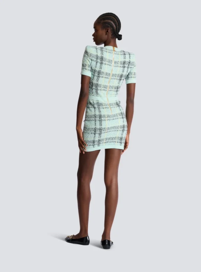 Short glitter tweed dress Short glitter tweed dress
