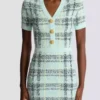 Short glitter tweed dress Short glitter tweed dress