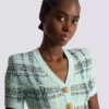 Short glitter tweed dress Short glitter tweed dress