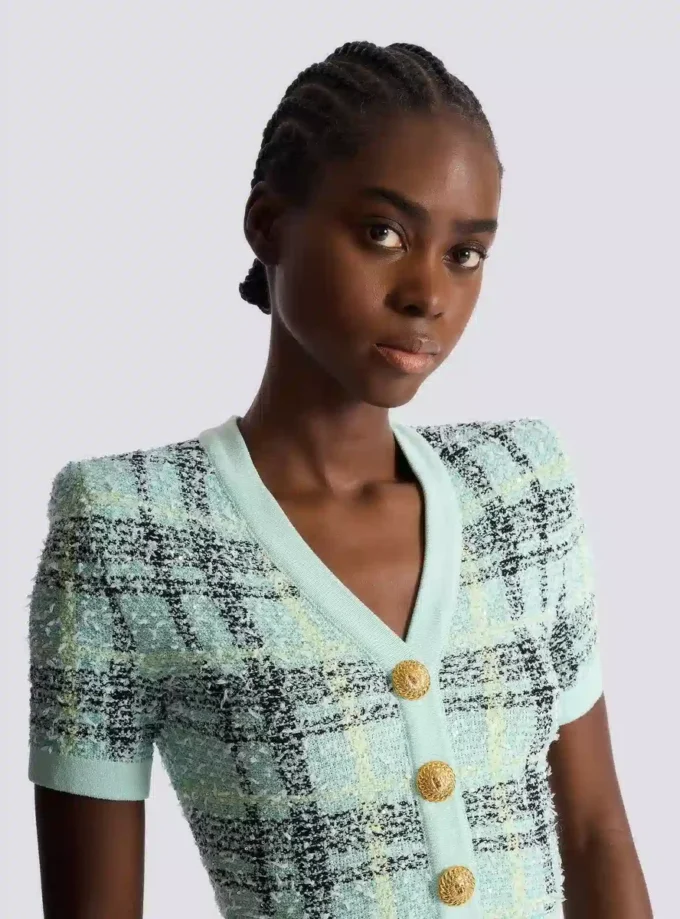 Short glitter tweed dress Short glitter tweed dress