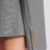 Short jacket dress in draped wool Short jacket dress in draped wool