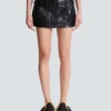 Short lambskin skirt Short lambskin skirt