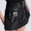 Short lambskin skirt Short lambskin skirt