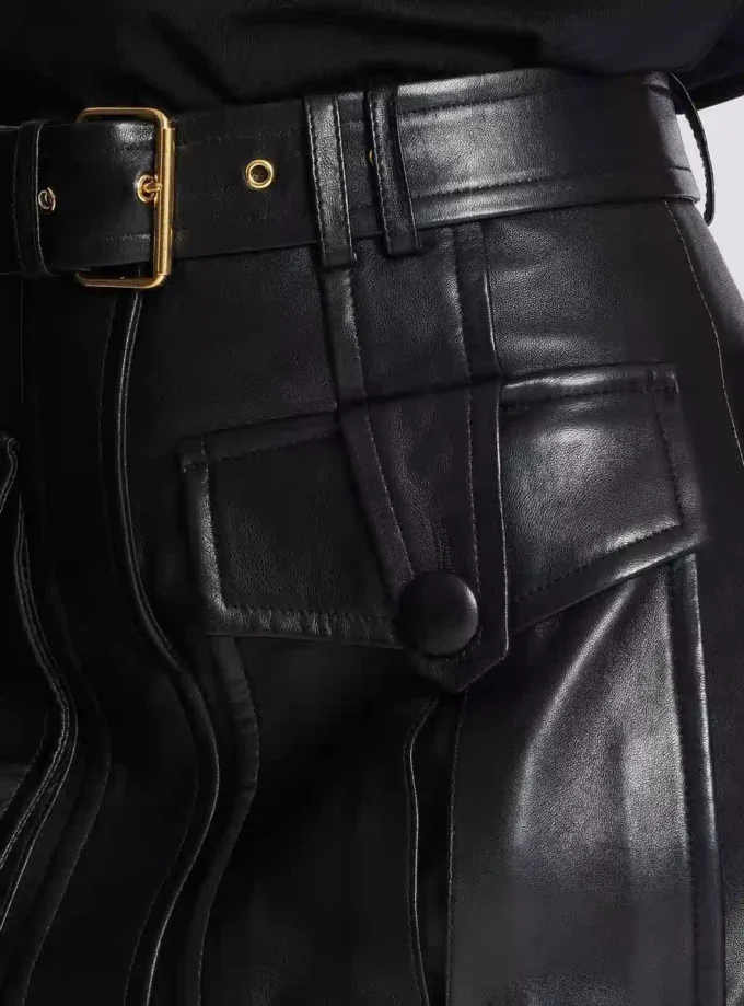 Short lambskin skirt Short lambskin skirt