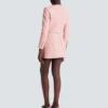 Short lambskin skirt with buttons Short lambskin skirt with buttons