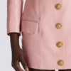Short lambskin skirt with buttons Short lambskin skirt with buttons