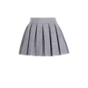 Short pleated cotton knit skirt Short pleated cotton knit skirt