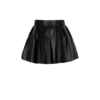 Short pleated faux leather skirt Short pleated faux leather skirt