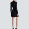 Short pleated skirt in plaid knit Short pleated skirt in plaid knit