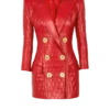 Short quilted leather dress Short quilted leather dress