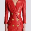 Short quilted leather dress Short quilted leather dress