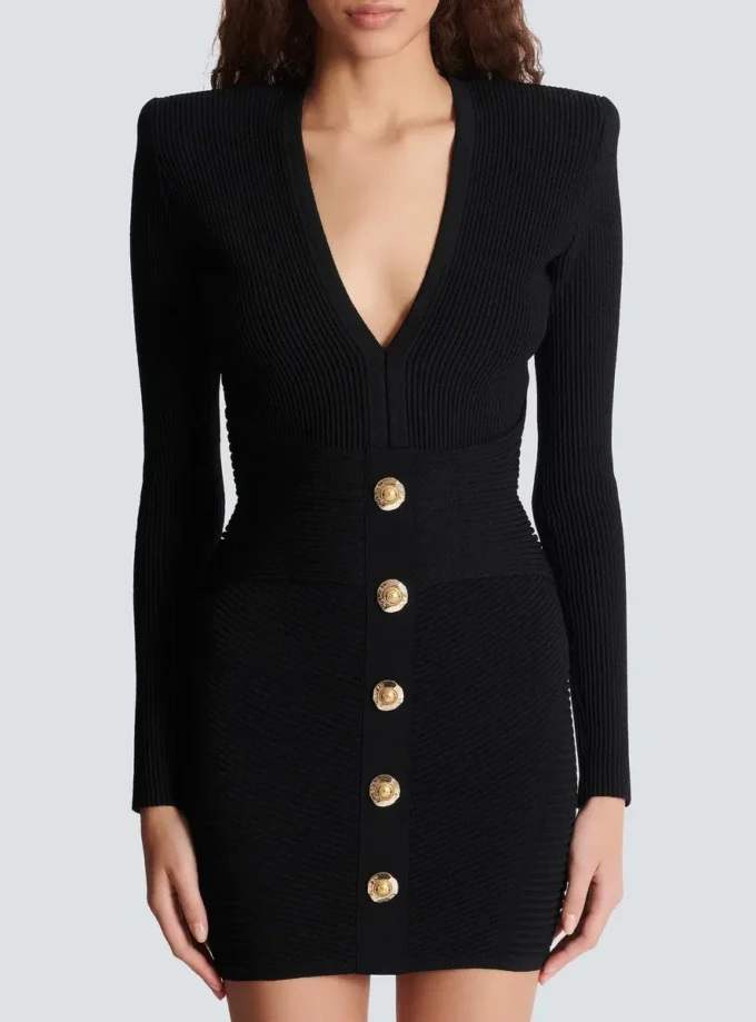 Short ribbed knit bodycon dress Short ribbed knit bodycon dress