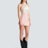 Short sequinned tweed skirt Short sequinned tweed skirt